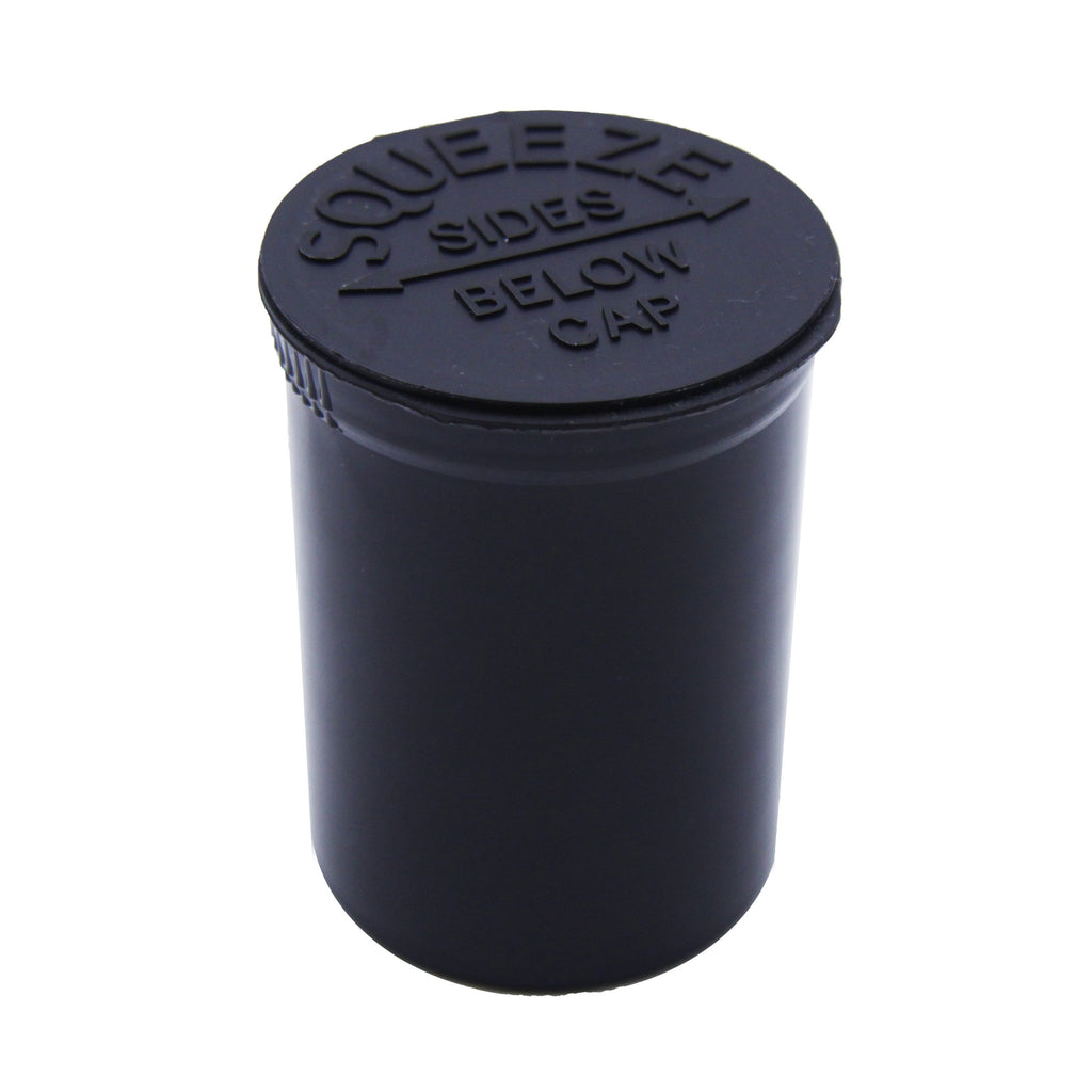 30 Dram Pop Top Child Resistant Bottles Black