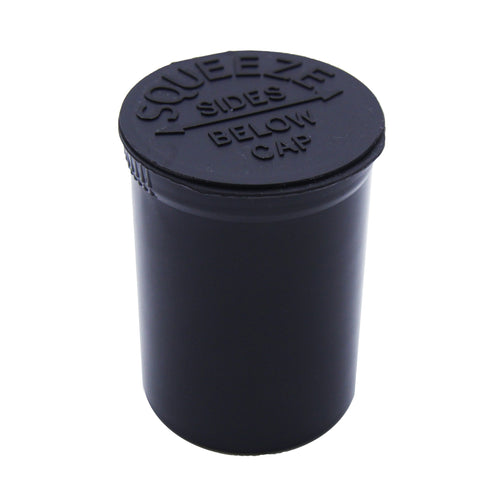 30 Dram Pop Top Child Resistant Bottles Black