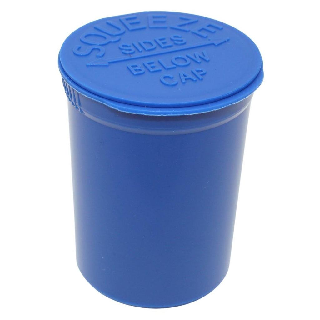 30 Dram Pop Top Child Resistant Bottles Royal Blue