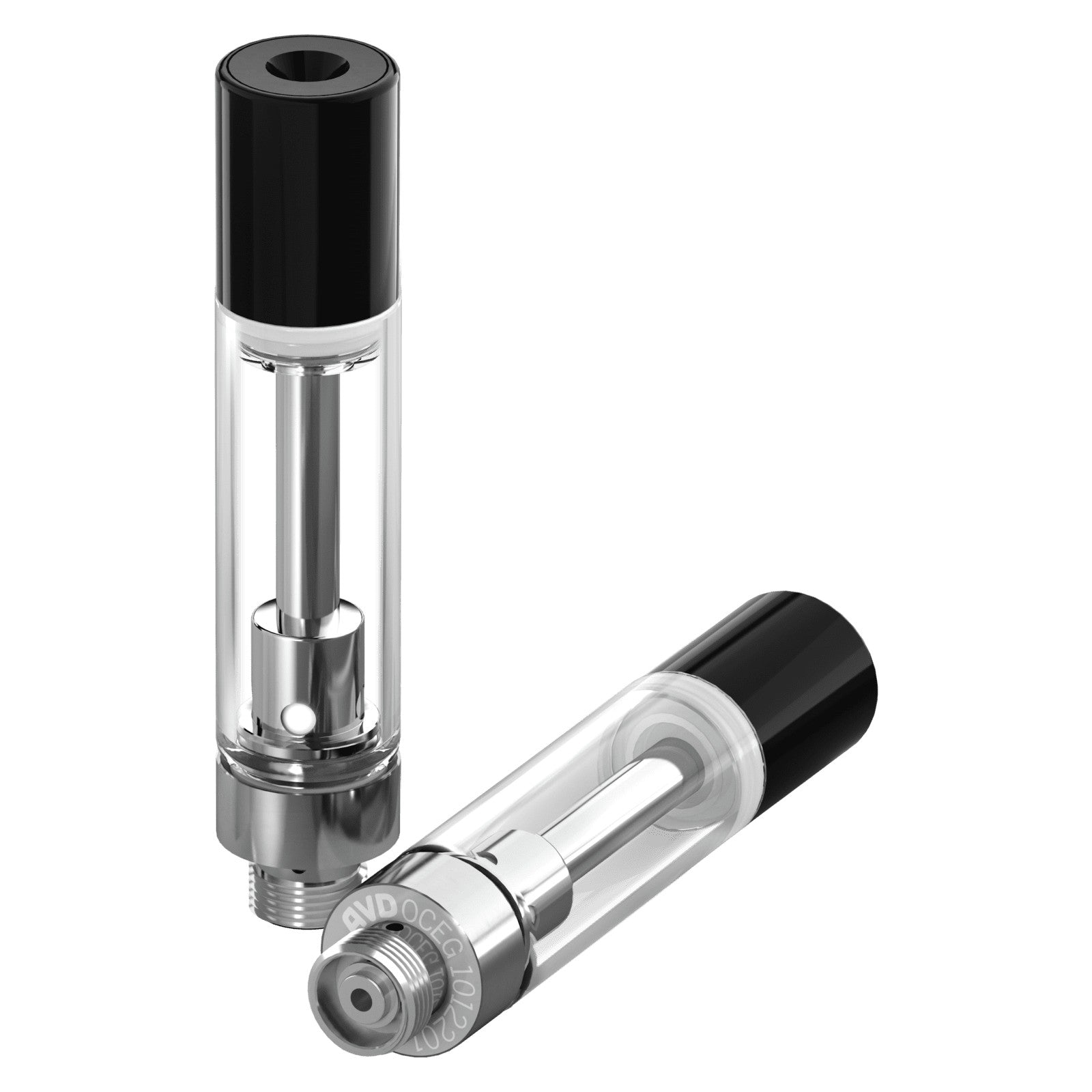 AVD Black Plastic Barrel Mouthpiece (Fits Eazy-Press Glass Cartridge)