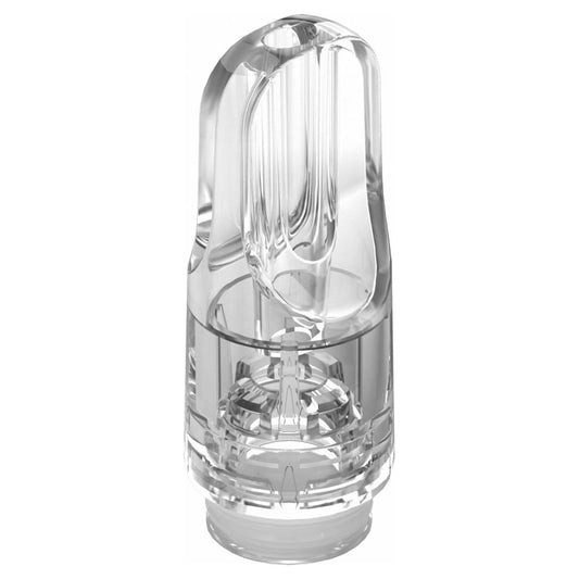 AVD Clear Plastic Flat Mouthpiece (Fits Eazy-Press Glass Cartridge)