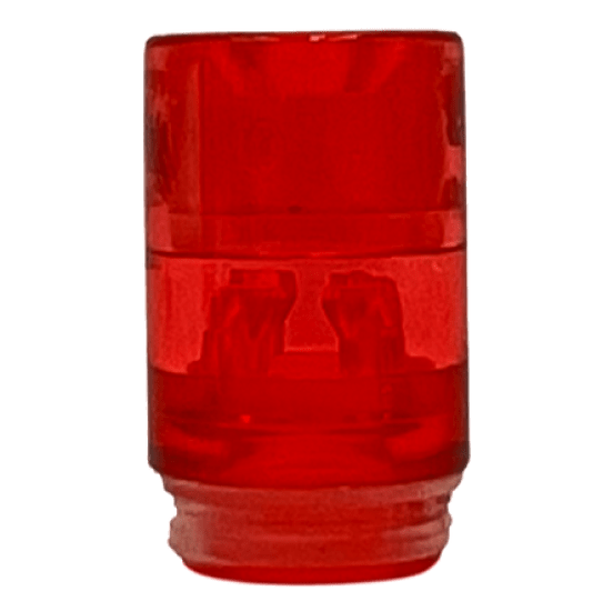 AVD Translucent Red Plastic Barrel Mouthpiece (Fits Eazy-Press Cartridge) Translucent Red