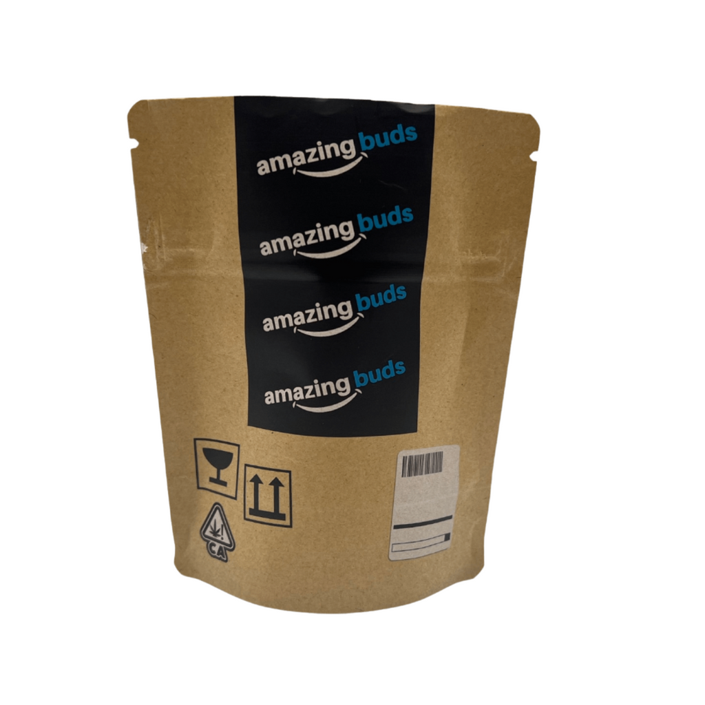 Bag King Amazing Buds Shipping Wide Mouth Child Resistant Mylar Bag ( 1/8th oz)