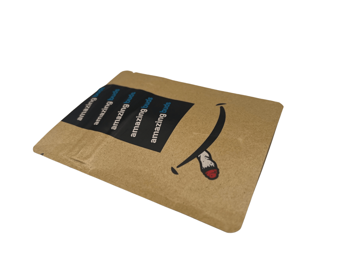 Bag King Amazing Buds Shipping Wide Mouth Child Resistant Mylar Bag ( 1/8th oz)