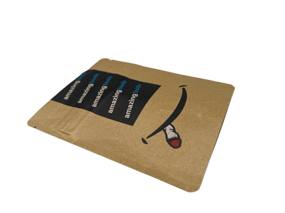 Bag King Amazing Buds Shipping Wide Mouth Child Resistant Mylar Bag ( 1/8th oz)