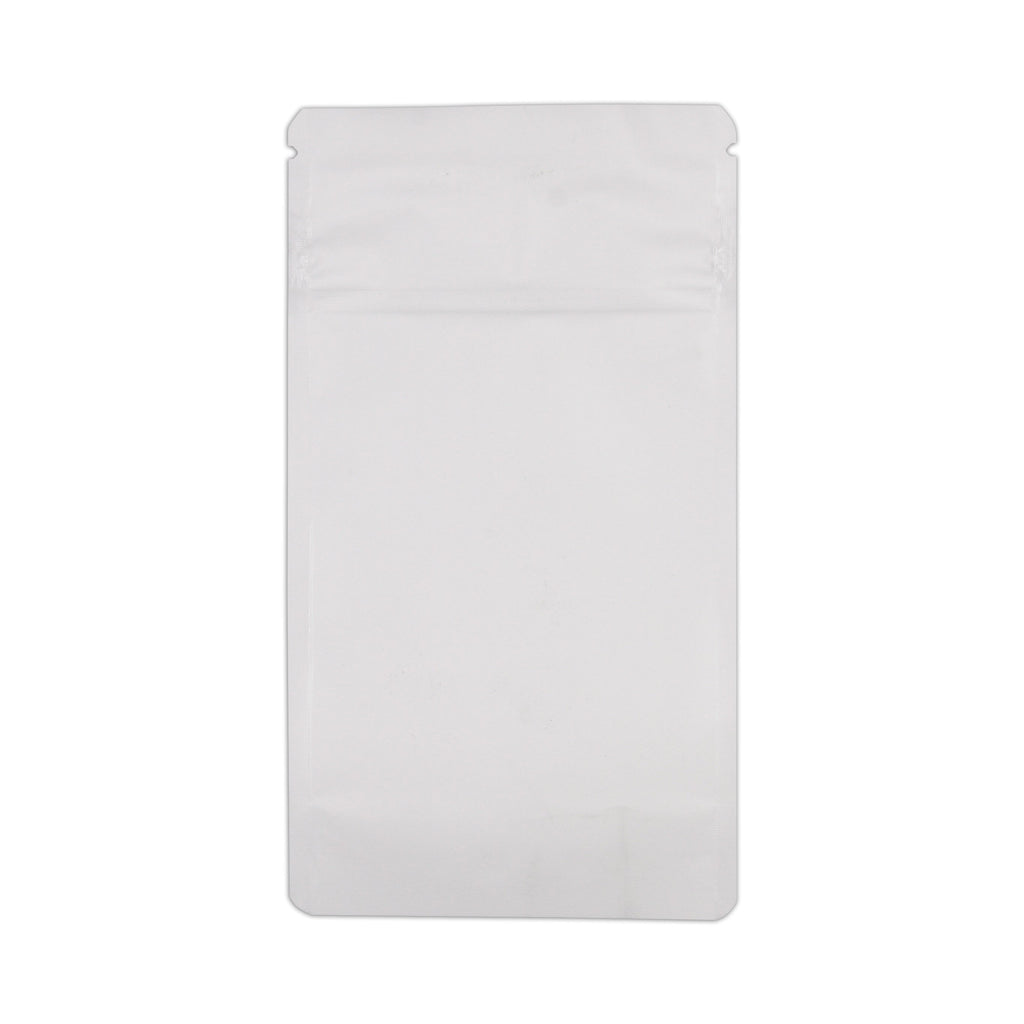 Bag King Child-Resistant Clear Front Bag (1/4th oz) Matte White