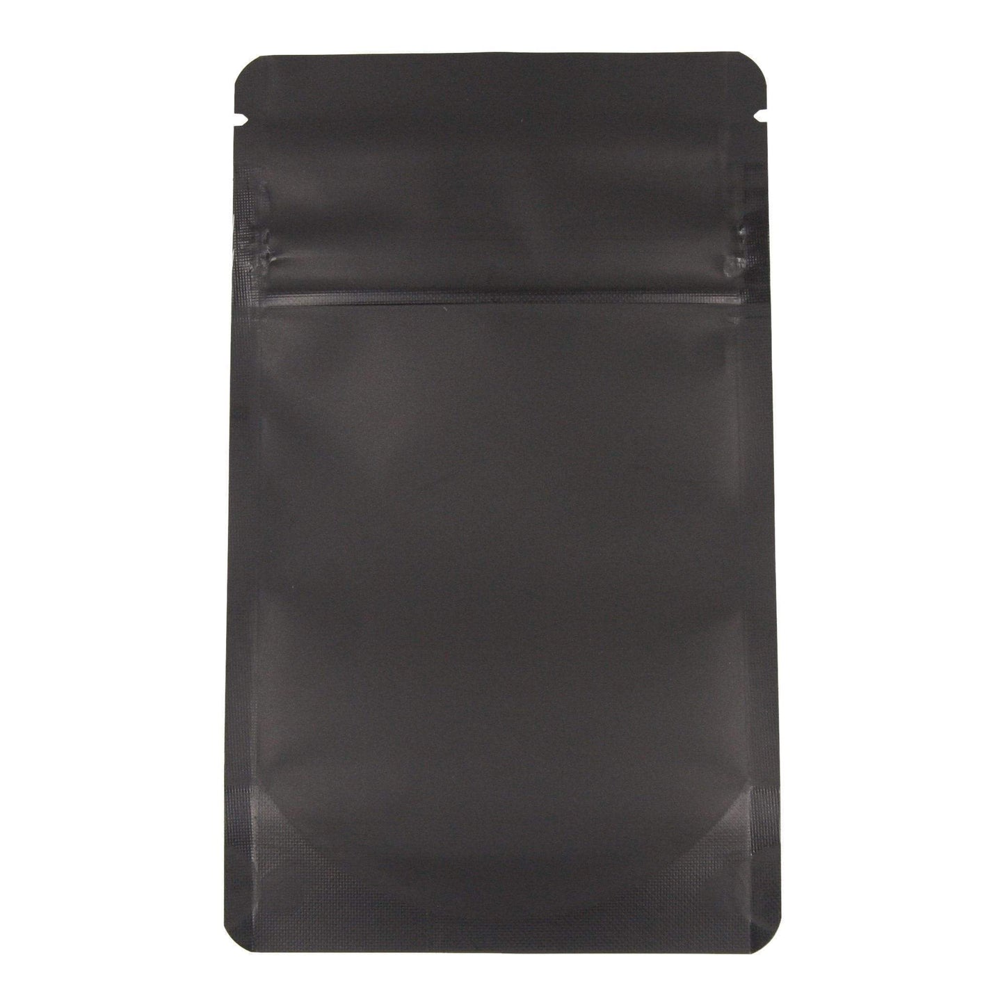 Bag King Child-Resistant Clear Front Bag (1/8th oz) Matte Black