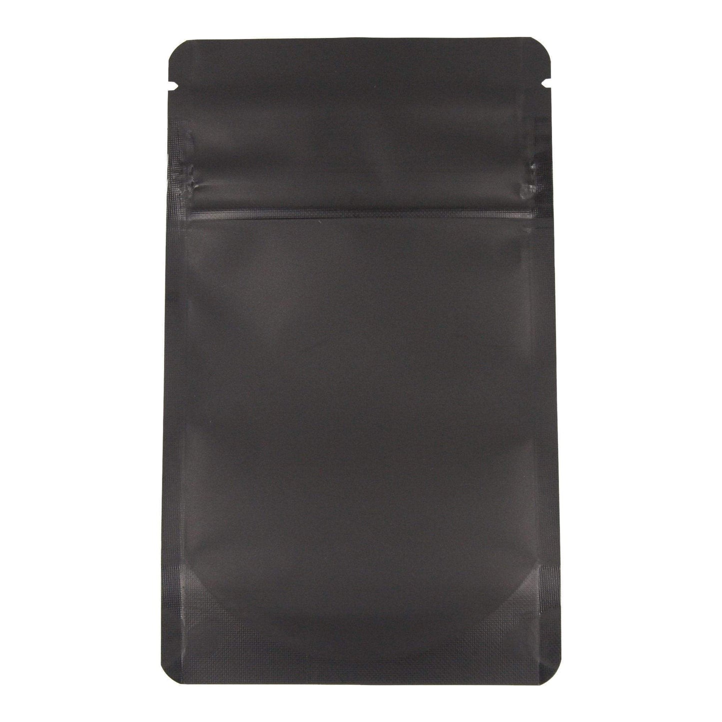 Bag King Child-Resistant Clear Front Bag (1/8th oz) Matte Black