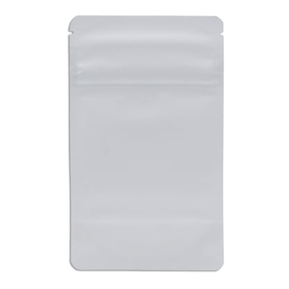 Bag King Child-Resistant Clear Front Bag (1/8th oz) Matte White