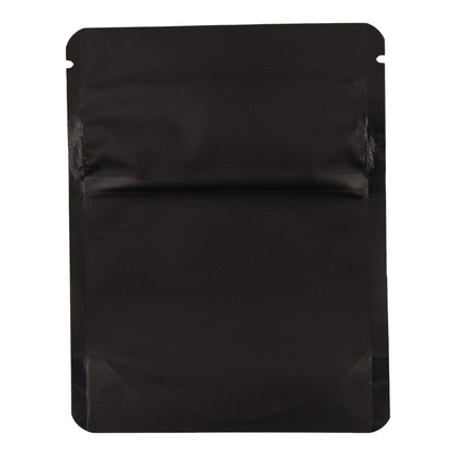 Bag King Child-Resistant Clear Front Bag (1 gram) Matte Black