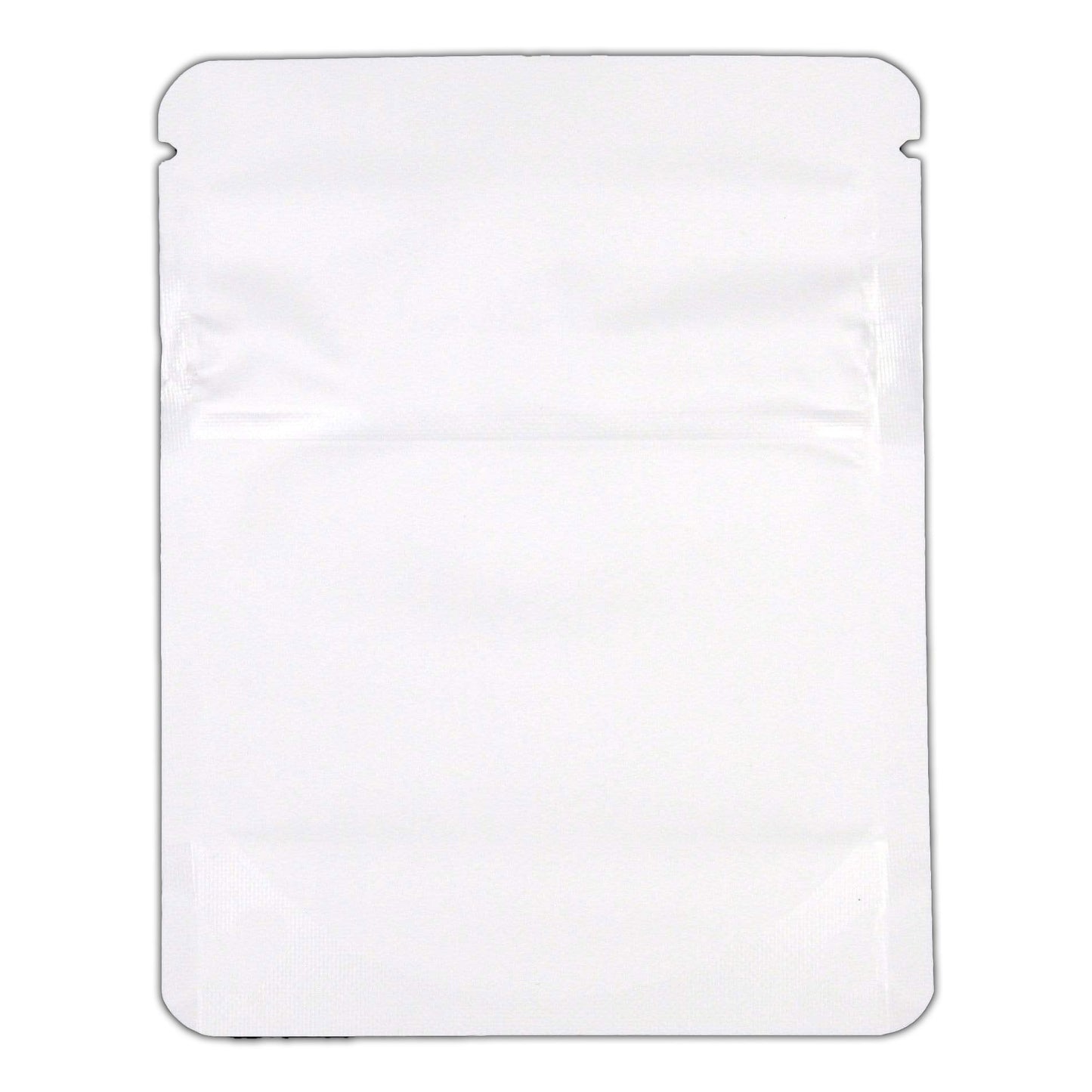 Bag King Child-Resistant Clear Front Bag (1 gram) Matte White