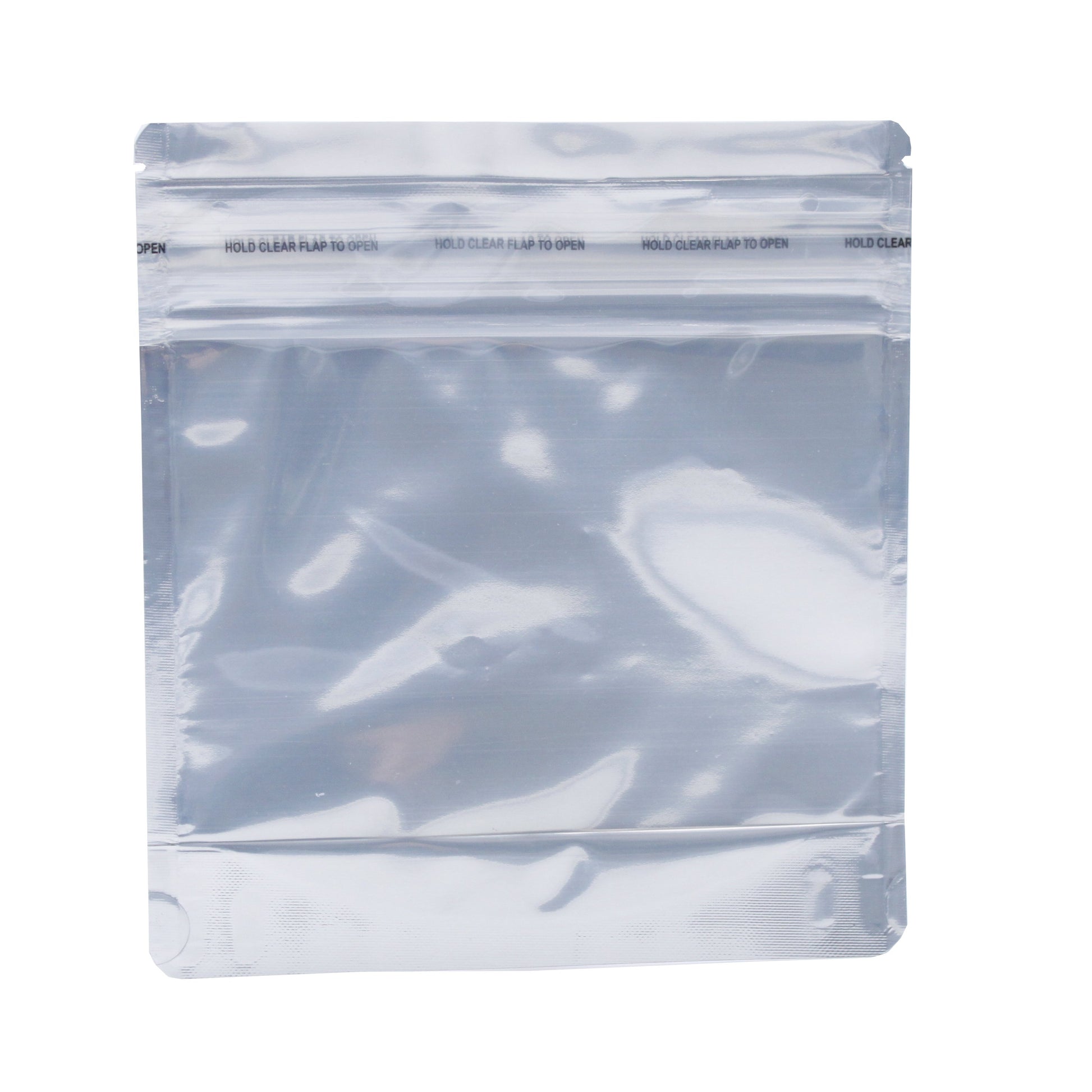 Bag King Child-Resistant Clear Front Wide Mouth Bag (1/2 oz) 6.2" x 6.9"