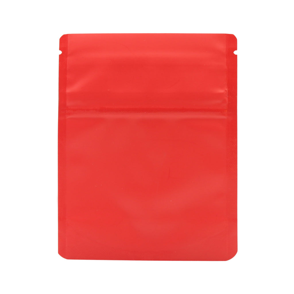 Bag King Child-Resistant Opaque Bag (1 gram) 3.5” x 4.5” Matte Red