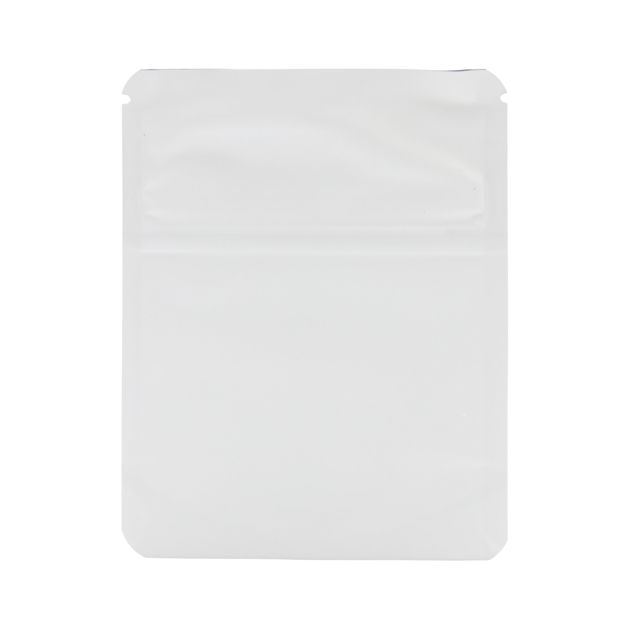 Bag King Child-Resistant Opaque Bag (1 gram) 3.5” x 4.5” Matte White