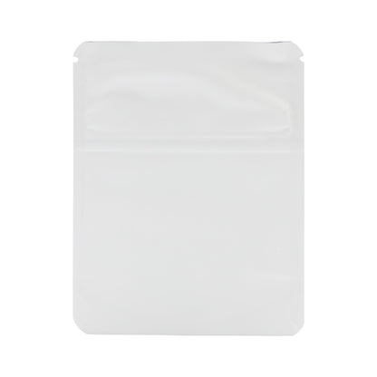 Bag King Child-Resistant Opaque Bag (1 gram) 3.5” x 4.5” Matte White