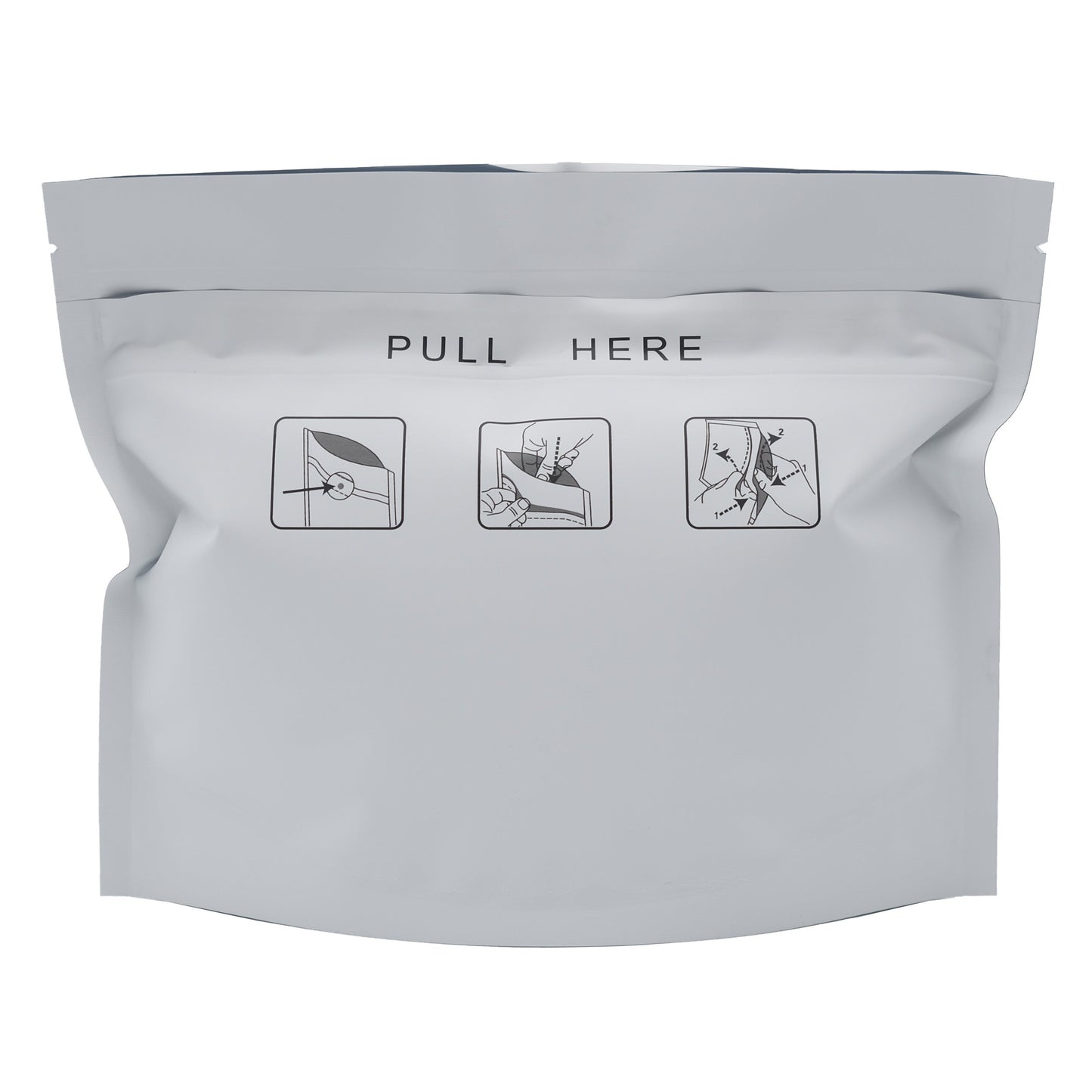Bag King Child Resistant Opaque Exit Bag (8x6) White