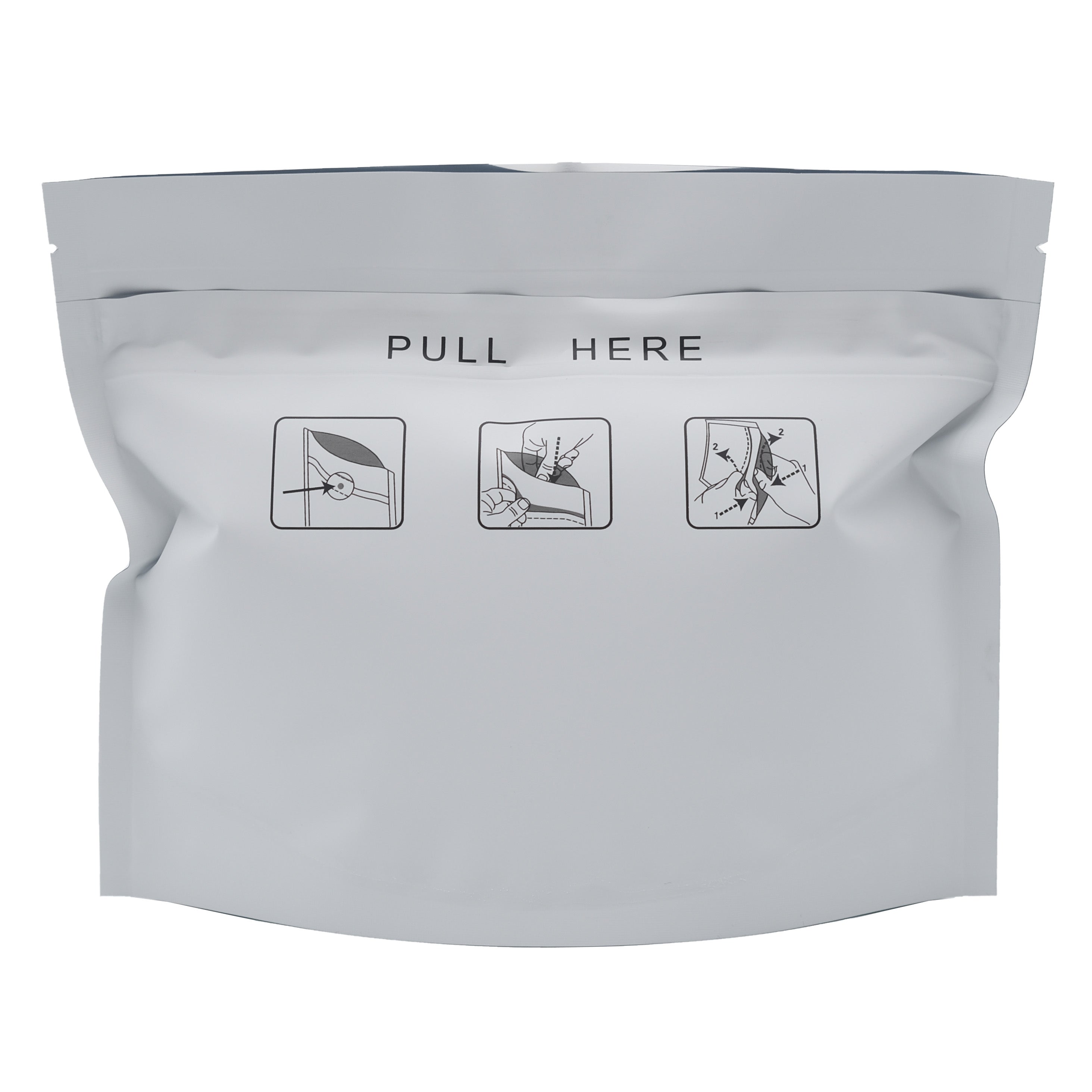 Bag King Child Resistant Opaque Exit Bag (8x6) White