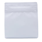 Bag King Child-Resistant Opaque Wide Mouth Bag (1/2 oz) 6.2" x 6.9" Matte White