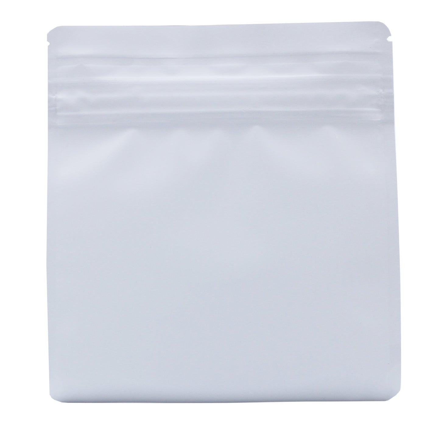 Bag King Child-Resistant Opaque Wide Mouth Bag (1/2 oz) 6.2" x 6.9" Matte White