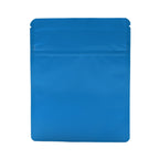 Bag King Child-Resistant Opaque Wide Mouth Bag (1/4th oz) 4.7" x 5.9" Matte Blue