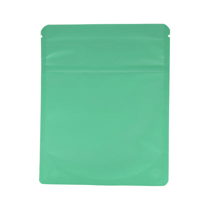 Bag King Child-Resistant Opaque Wide Mouth Bag (1/4th oz) 4.7" x 5.9" Matte Seafoam