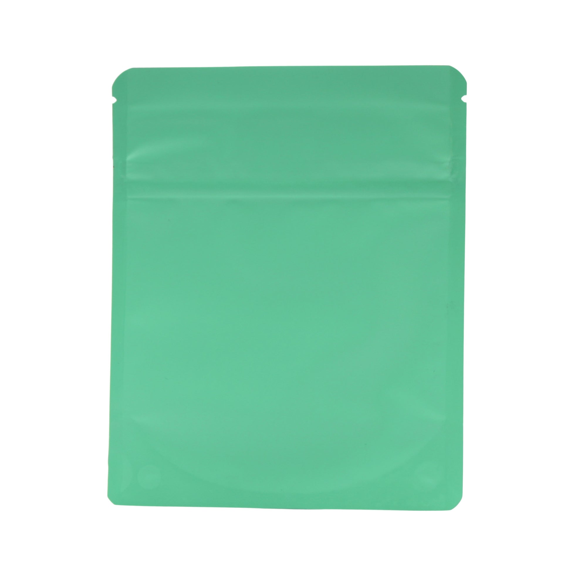 Bag King Child-Resistant Opaque Wide Mouth Bag (1/4th oz) 4.7" x 5.9" Matte Seafoam