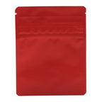 Bag King Child-Resistant Opaque Wide Mouth Bag (1/8th oz) 3.9" x 4.9" Matte Red