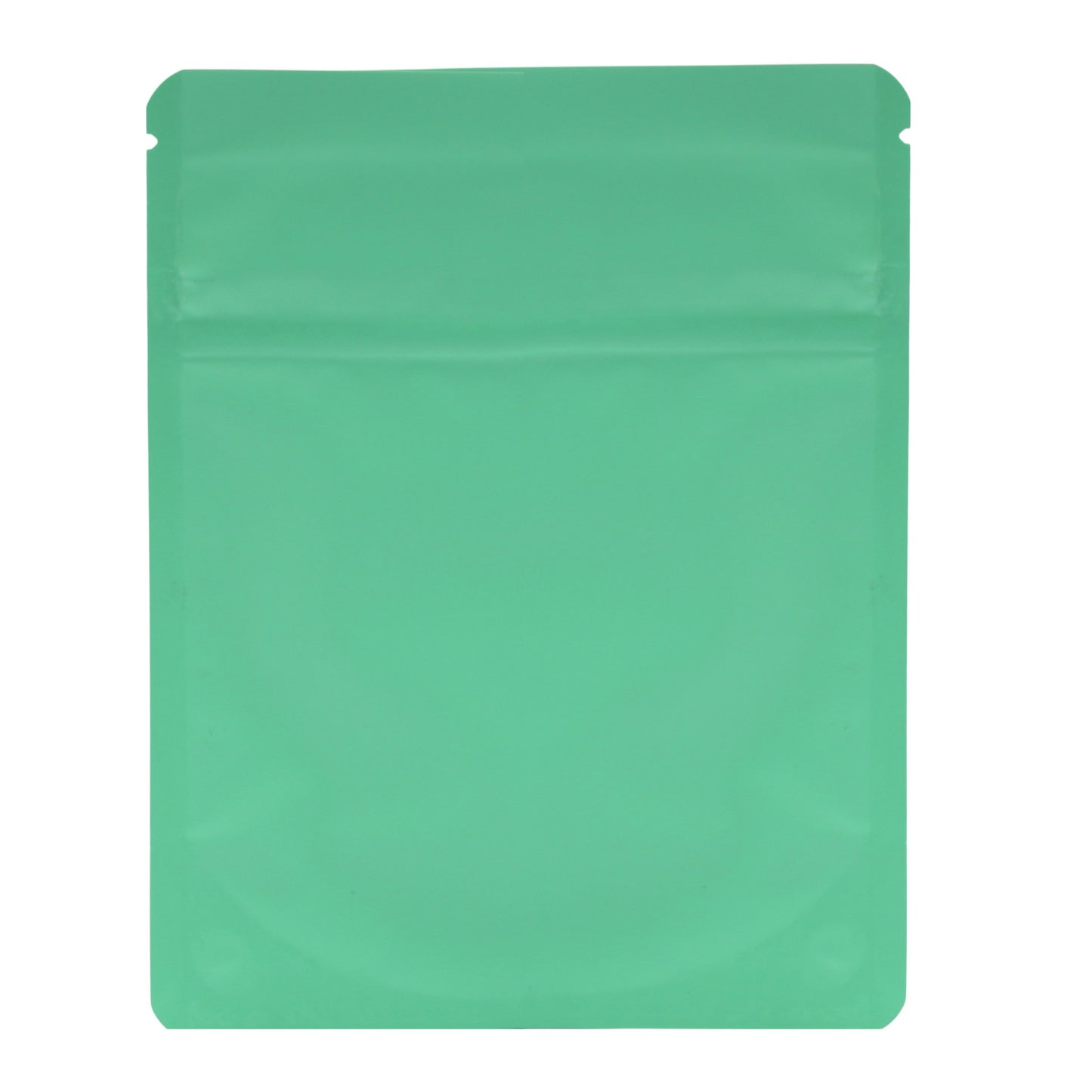 Bag King Child-Resistant Opaque Wide Mouth Bag (1/8th oz) 3.9" x 4.9" Matte Seafoam