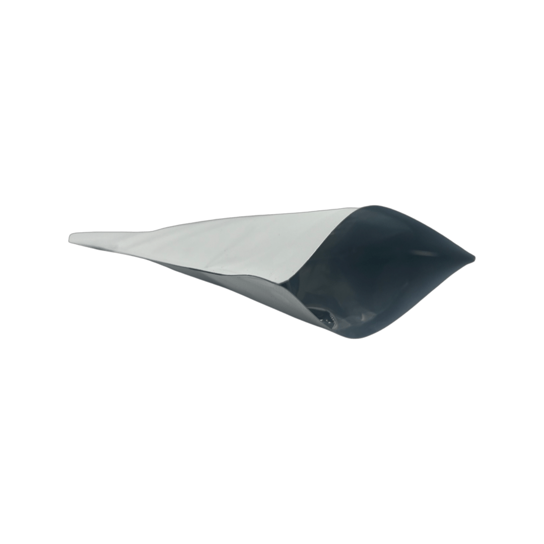 Bag King Child-Resistant Opaque Wide Mouth Mylar Bag Clear Gusset ( 1/8th oz )