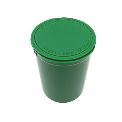 Bag King Child-Resistant Pop Top Bottle (30 dram) Green