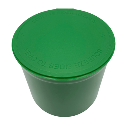 Bag King Child-Resistant Pop Top Bottle (90 dram) Green