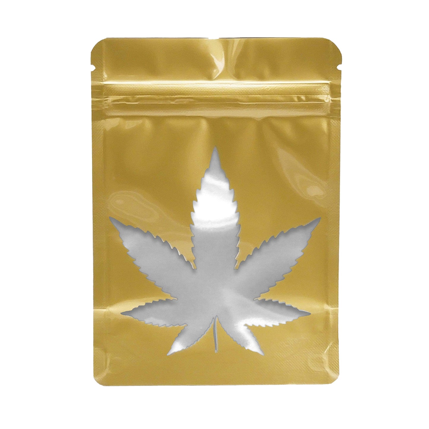 Bag King Clear Leaf Bag (1/8th to 1/4th oz) Gold