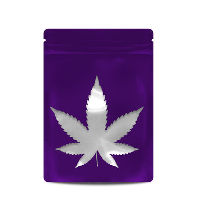 Bag King Clear Leaf Bag (1/8th to 1/4th oz) Purple Haze