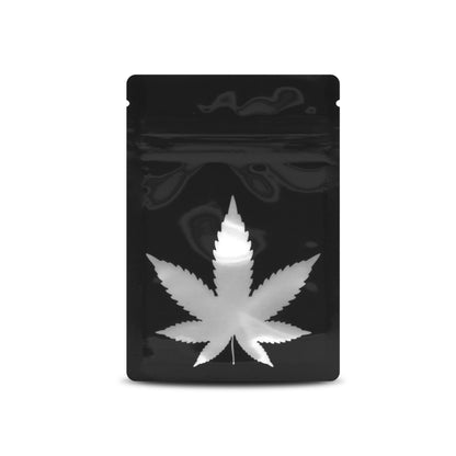Bag King Clear Leaf Bag (1 gram) Glossy Black
