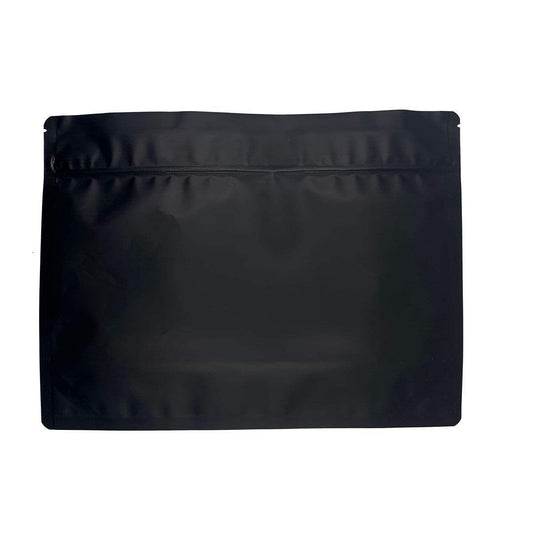 Bag King Large Child-Resistant Opaque Exit Bag (1/2 lb) 9.0" x 12.0" Matte Black