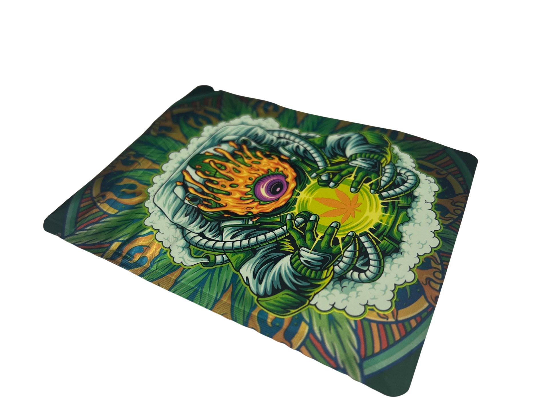 Bag King Psychedelic Astronaut Wide Mouth Child Resistant Mylar Bag ( 1/8th oz)