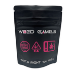 Bag King Weed Games Wide Mouth Child Resistant Mylar Bag ( 1/8th oz)