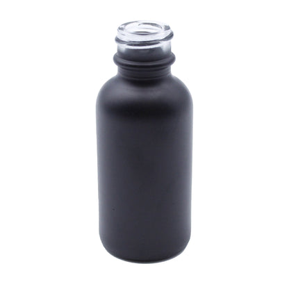 Black Child-Resistant Glass Dropper Bottle w/ 0.8ml Non-Graduated Dropper - 1 oz