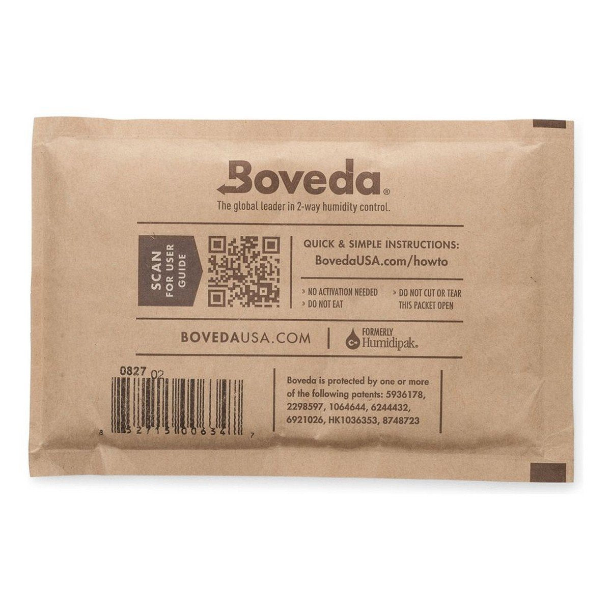 Boveda 58% RH (67 Gram) Single Pack