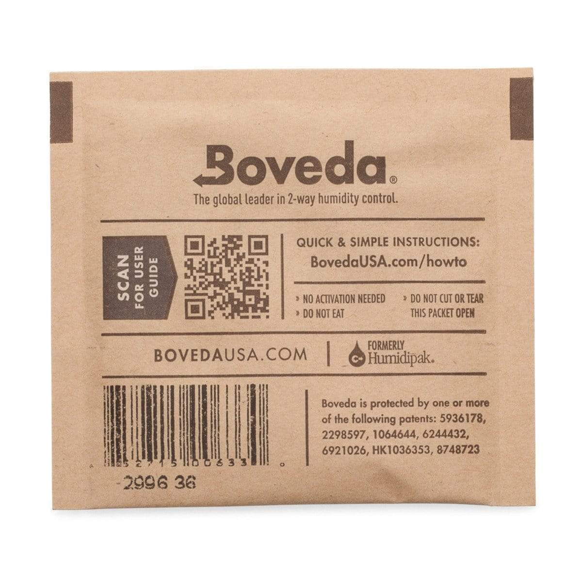 58% RH Boveda Humidity Control Pack