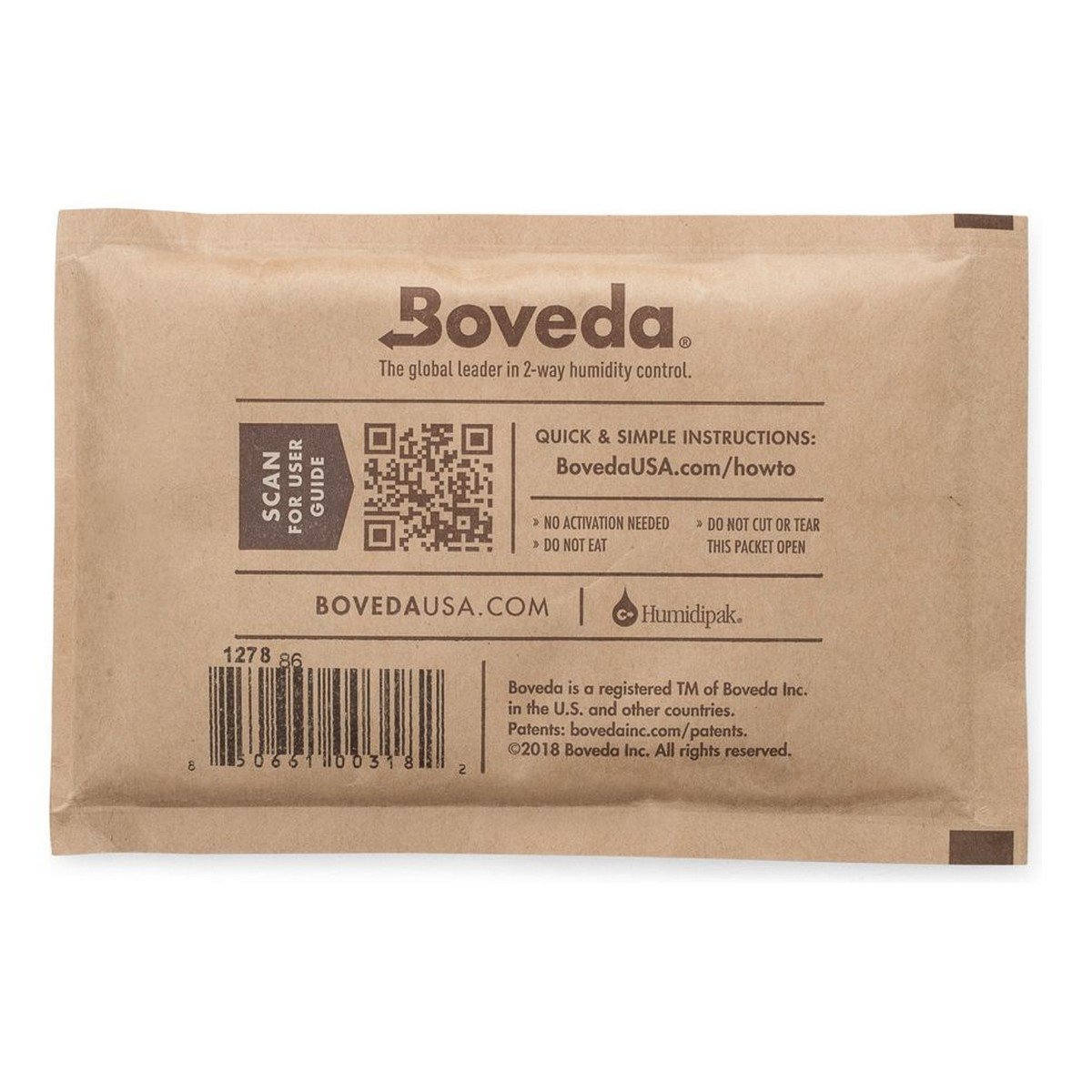 Boveda 62% RH (67 gram) Single Pack