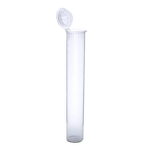 Brand King Squeeze Pop Top Plastic Tube for Cartridge (85mm) Clear