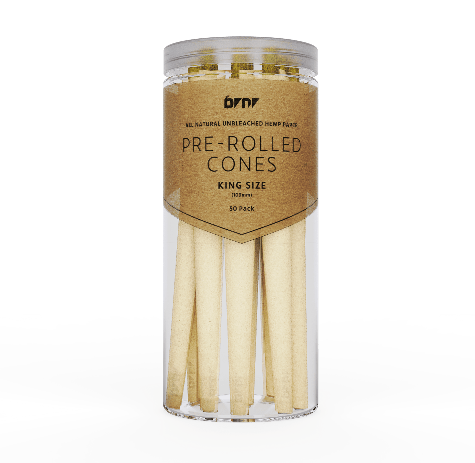 BRNRLab King Size Pre-Rolls (109mm / 26mm filter) | 50 Pack