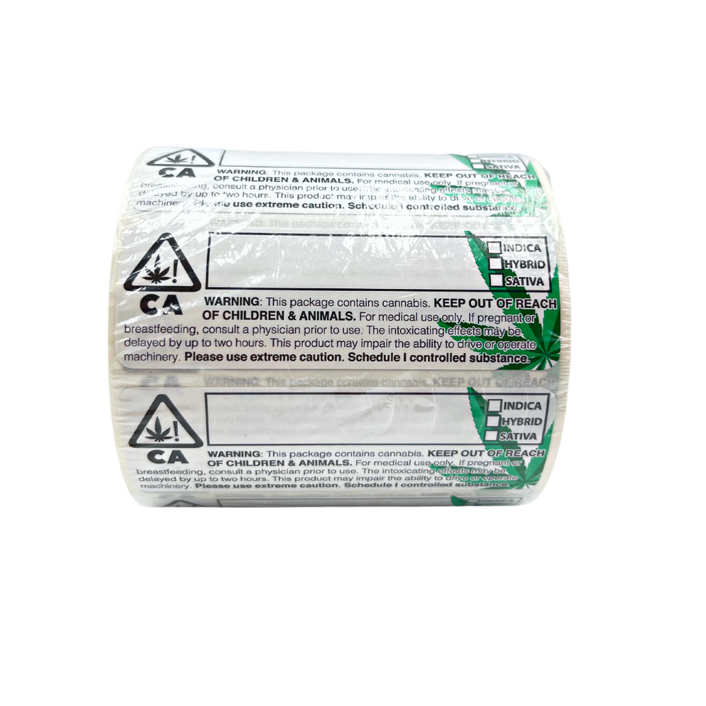 California Compliant Strain Labels