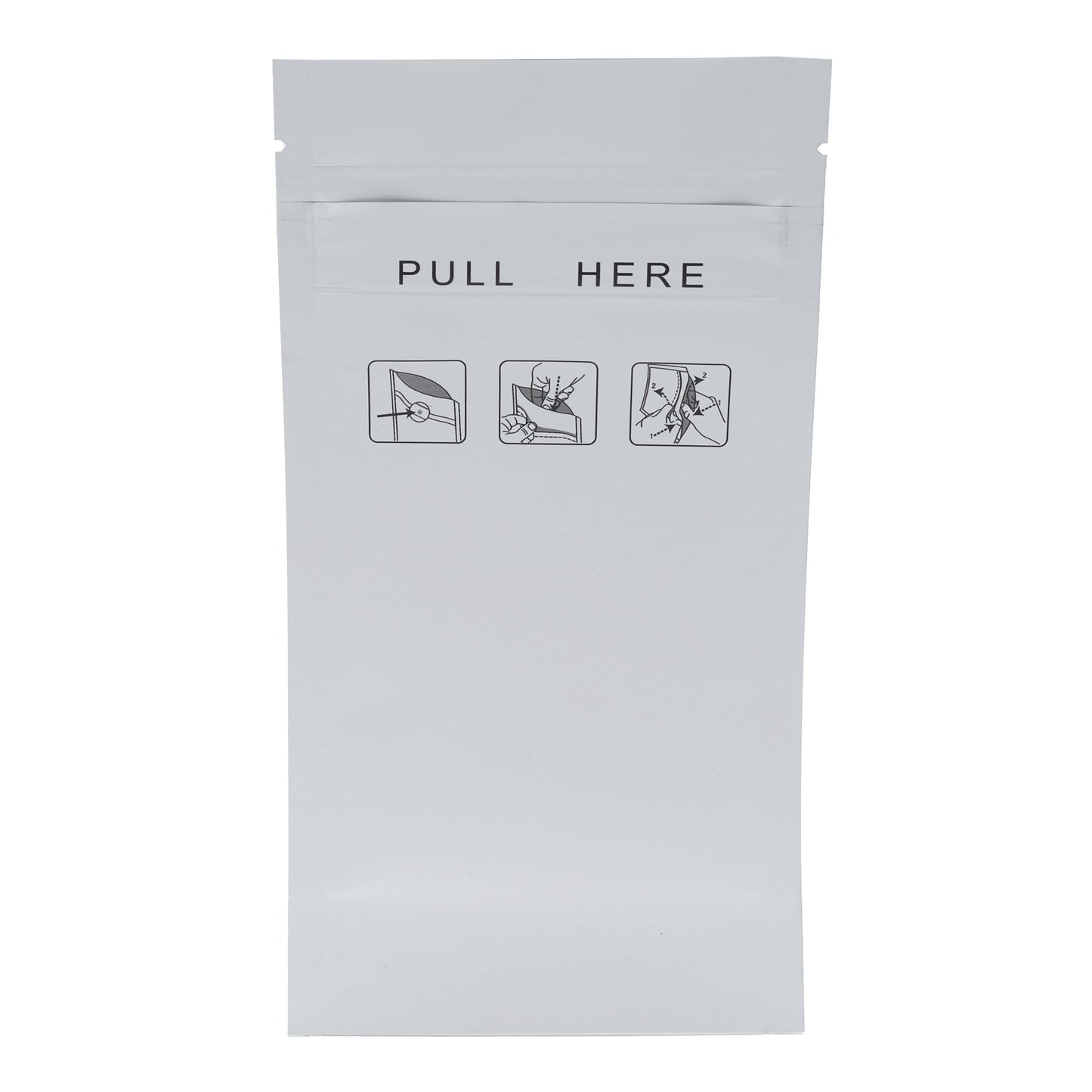 Child Resistant Opaque Smell Proof Bag (1/4 oz) White