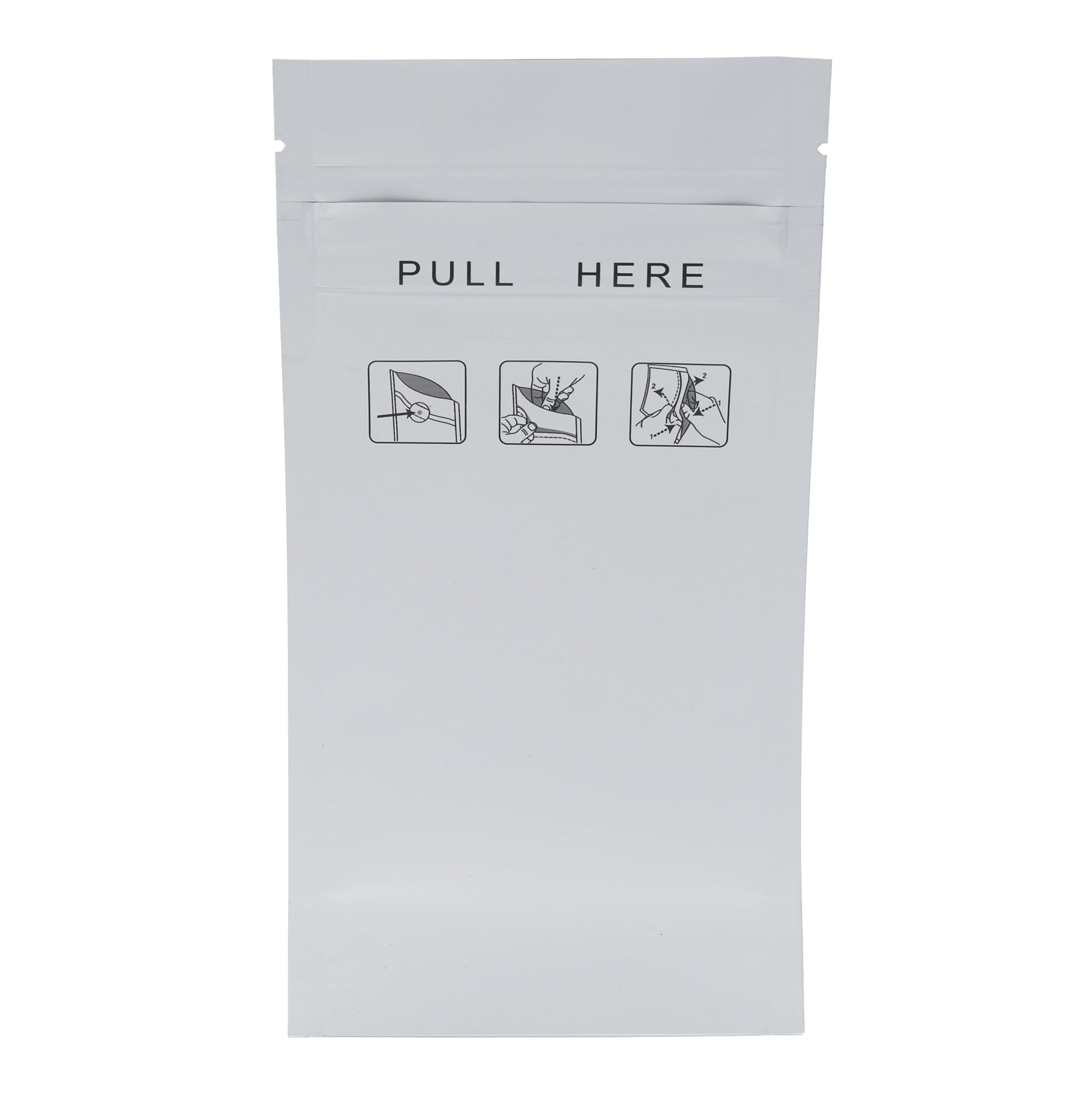 Child Resistant Opaque Smell Proof Bag (1/4 oz) White