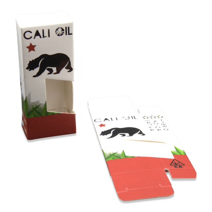 Child-Resistant Tube Premium Cartridge Box Cali Oil