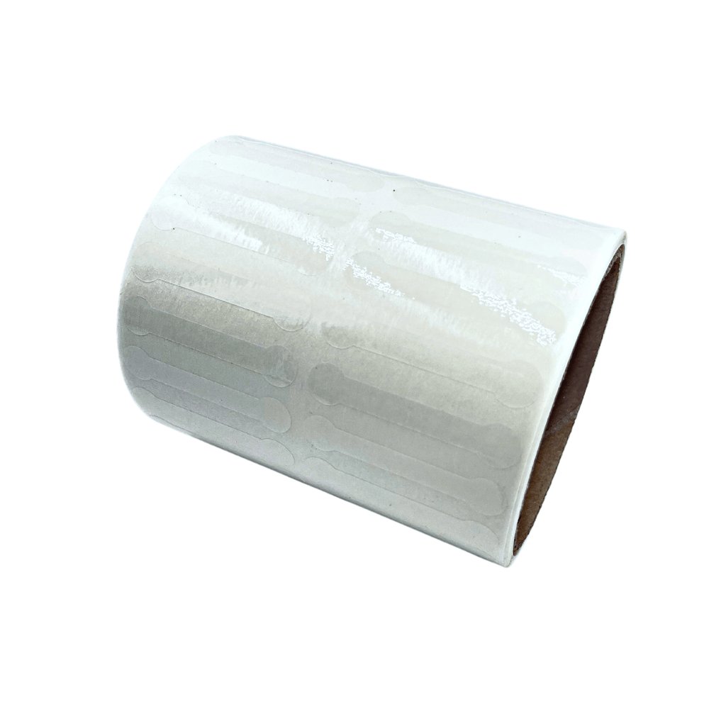 Clear Tamper Evident Labels (Roll of 1000)