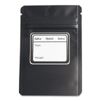 Clear Window Smell Proof Bag (1 gram) Black Matte
