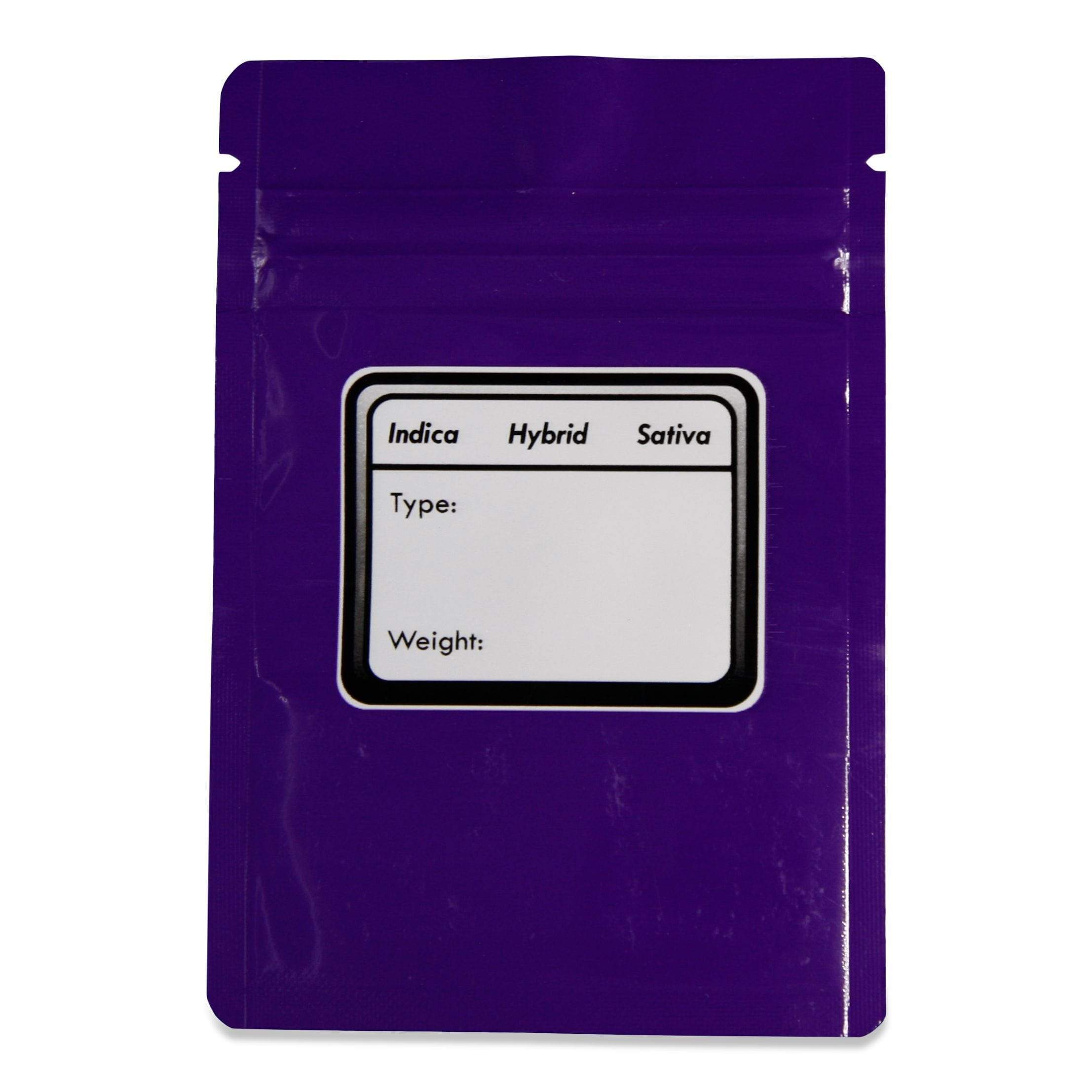 Clear Window Smell Proof Bag (1 gram) Purple